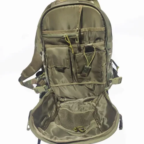 Fornecedor de mochila tática militar (bolsos e compartimentos organizadores internos)