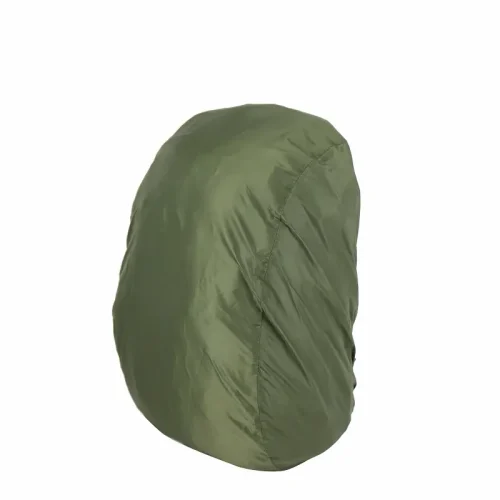 حقيبة ظهر تكتيكية باللون الأخضر الداكن مع غطاء للمطر