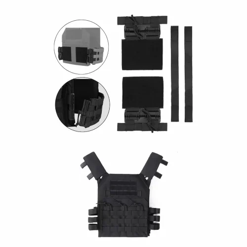 Plate carrier cummerbund quick release kit