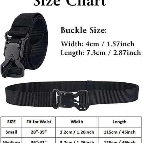 Quick-Release Tactical Belt