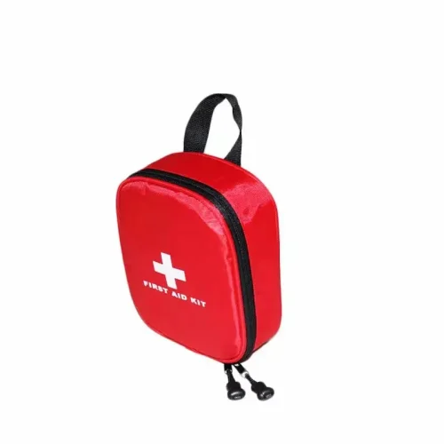 Rote tragbare Erste-Hilfe-Tasche für Notfälle