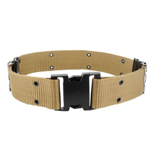 Tactical utility belt with quick-release buckle for drop leg bag