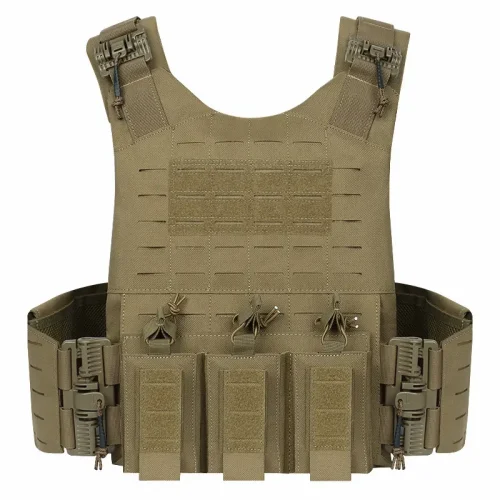 Tan Modular Tactical Plate Carrier