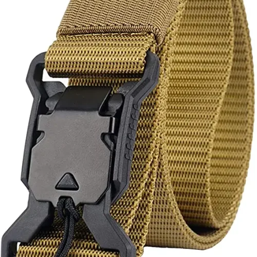Tan Nylon Heavy-Duty Waist Belt