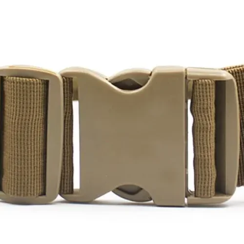 Rychloupínací přezka na opasku Tan