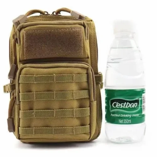 Tan mini taktisk midjeväska molleficka