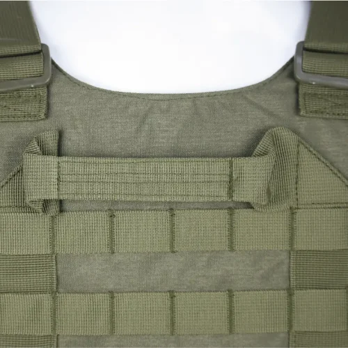 back MOLLE straps and drag handle