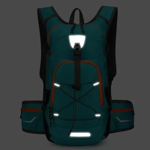 backpack with reflective strips