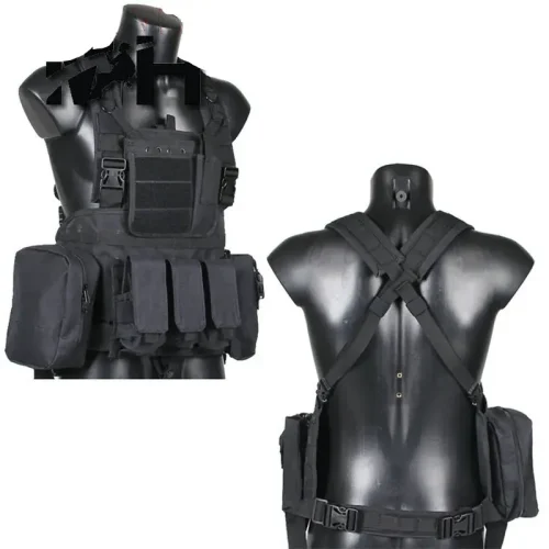 black X harness chest rig