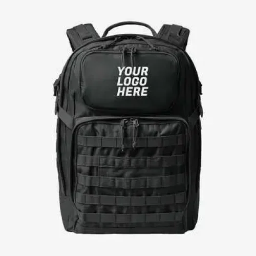 svart anpassad taktisk ryggsäck för bärbar dator
