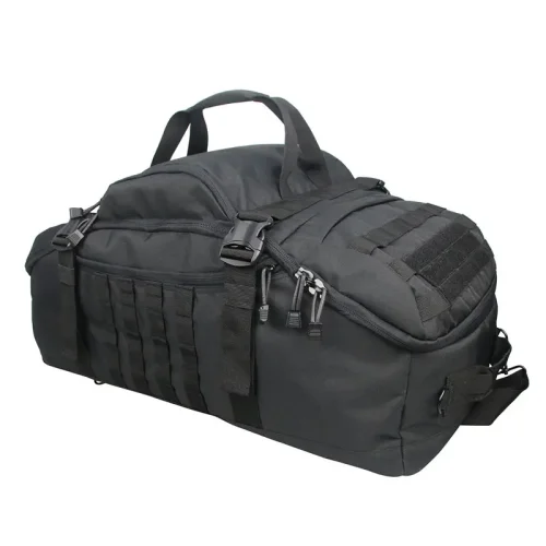 black outdoor tactical luggage