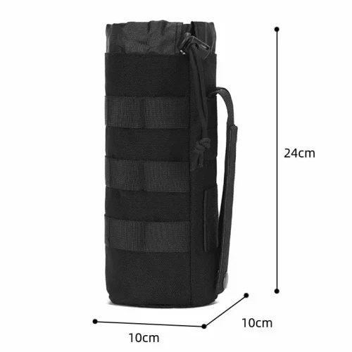 black tactical bottle holder