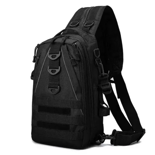 schwarzer taktischer edc-Rucksack