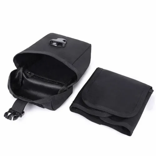 sort taktisk taske med aftagelig organizer, der er fjernet