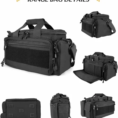 schwarze taktische Tasche für Pistolen