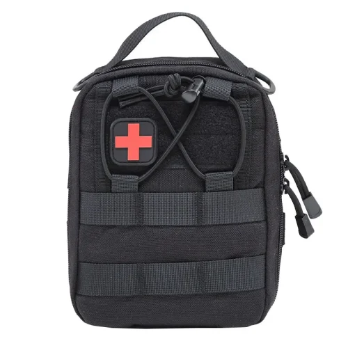 compact black IFAK medical pouch