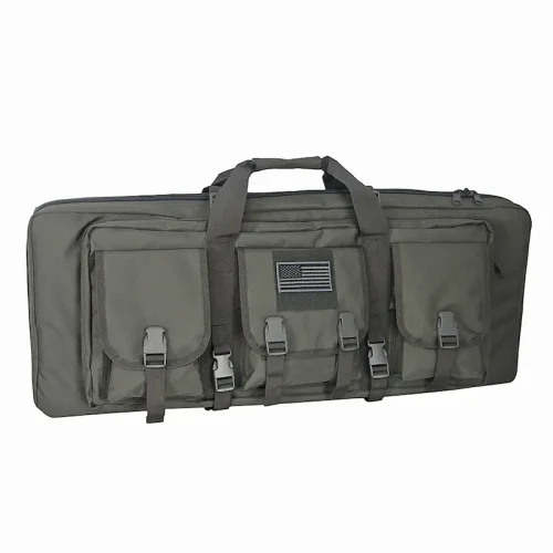 étui souple tactique gris pour fusil