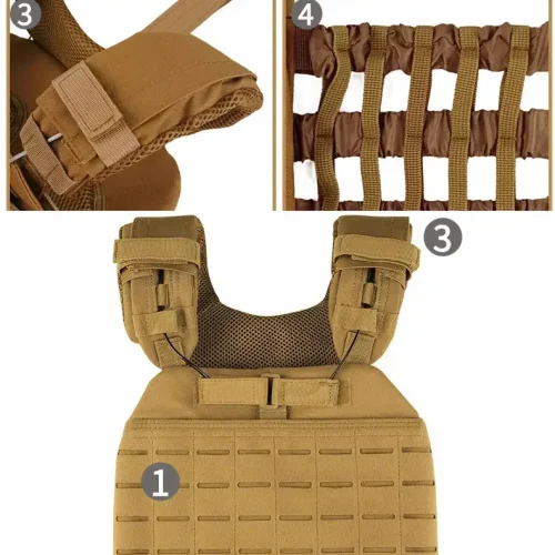 modularni telovnik z utežmi za trening