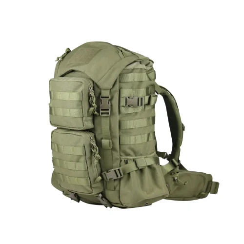 MOLLE keseli zeytin yeşili taktik sırt çantası