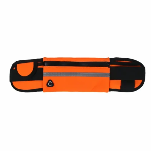 orange running fanny pack