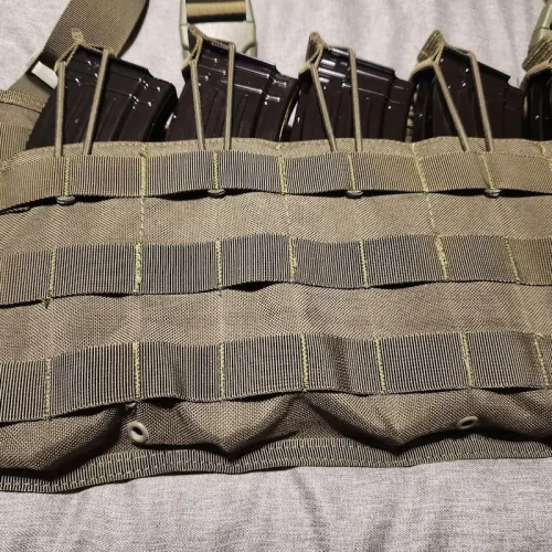 tactical chest rig with magazine pouches