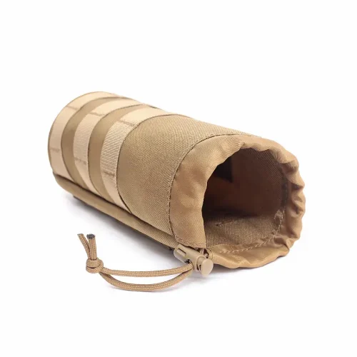 tan molle water bottle pouch